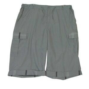 Men's Regal Wear 3XL (40-42) ‎ Light Gray Cargo Pocket Drawstring Shorts